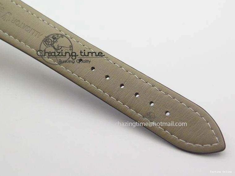 0406 Cellini Date YG White Numeral Dial On Brown Leather Strap A Affordable 3883